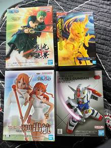 Banpresto one piece, Naruto and SD Ex gundam