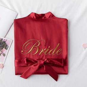 Bridal Robe Silk Gown