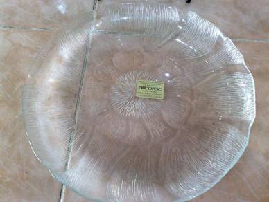 Pinggan vintage arcopal arcoroc platter plate 2