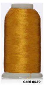 Gold 8539 Embroidery Machine Thread Benang Sulam