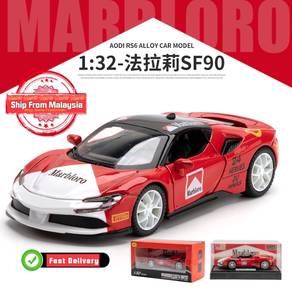 1:32 Scale Ferrari SF90 Sports Car Marbloro Alloy