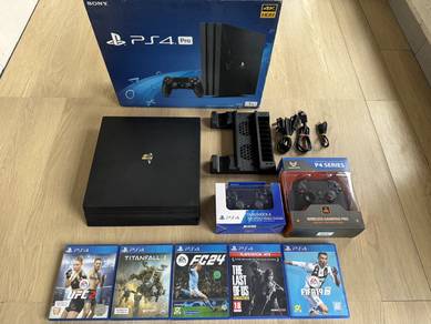 Ps4 Pro 1Tb fullsetbox 11 Games 2controler 🚀🚀