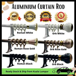 Curtain Rod Aluminium Aluminum Shinning Rail