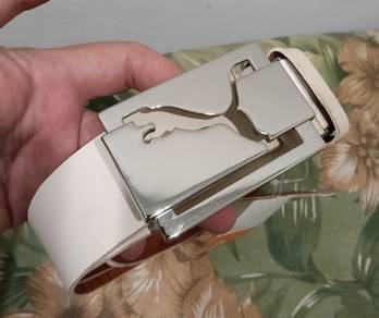 PUMA White Leather Belt. NEW ✅