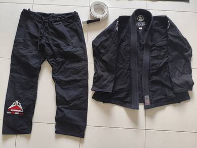 BJJ Gi + White Belt (A3 size) 