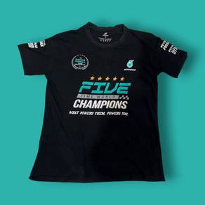 Mercedes AMG Petronas F1 Team T-Shirt 5 Times WC
