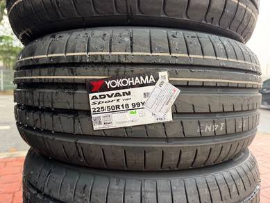 225/50/18 Yoko Advan —Tayar new— 26