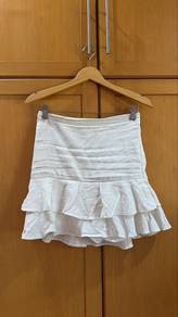 cotton linen skirt