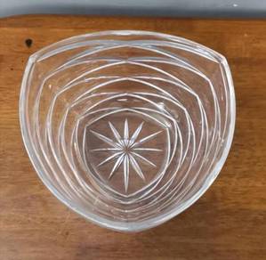 Triangular Crystal bowl