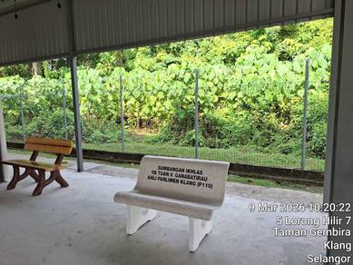 kerusi batu terazzo sekolah