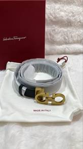 Authentic Ferragamo Gancini Ladies Black Belt