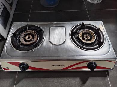 Singer Double Burner Gas Stove