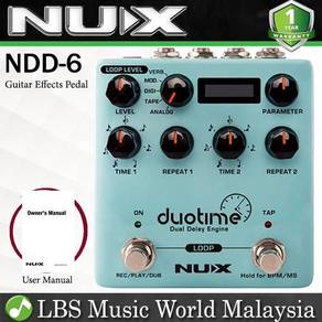 Nux NDD-6 Duotime Guitar Effects Pedal