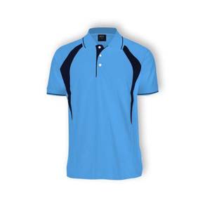 T-shirt Cut & Sew Raglan Polo Enzo Code 2075 Turq