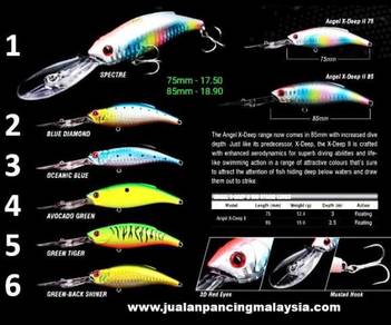 Seahawk angel x-deep ii long lip siakap lure