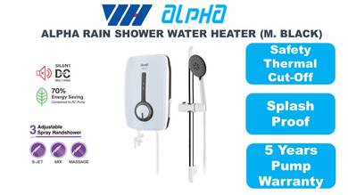 Alpha Water Heater With DC Pump [White]