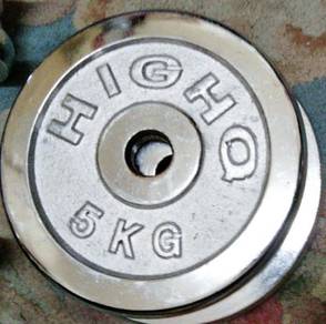 5Kg Chrome Weight Plates