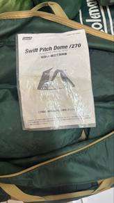 coleman dome 270 /4person auto tent