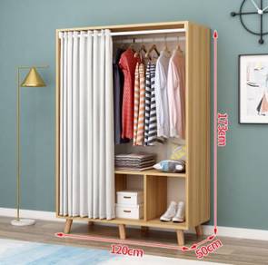 Slide Wardrobe Almari Baju Closet Cabinet Bedroom