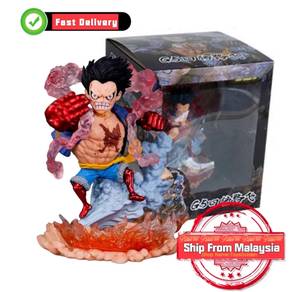 Anime One Piece Monkey D Luffy Gear 4 Pvc Action F