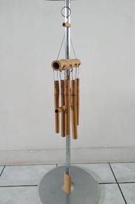 Natural Wind Chime Bamboo Wind Chime Outdoor Woode