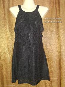 Black Lace Dress Preloved Caption Options