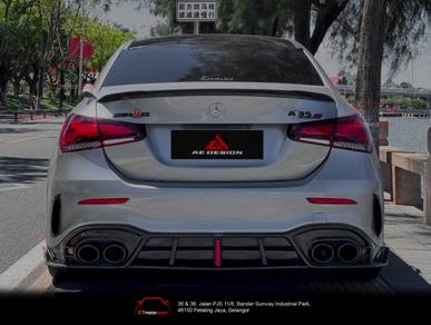 Mercedes V177 Sedan AE Design Carbon Lip Bodykit