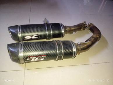 Slipon SC project original italy carbon fiber