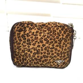 Authentic BOTTEGA VENETA Leopard Pattern Cosmetic