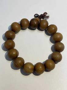 Natural sandalwood bracelet, 12mm