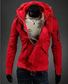 P93197 Military Army Two-Collar Coat Hiking Jacket