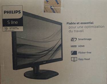 New PHILIPS 191S8LHSB2 18.5"Monitor For Sales