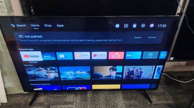 smart tv android 4k uhd sharp 50inch