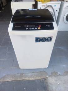 Automatic washing mesin sharp 7kg cun condition