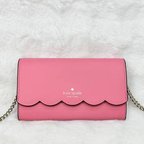 Kate Spade Gemma Pink Chain Wallet on chain (WOC)