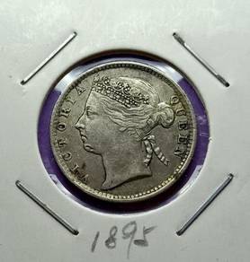 10 cents Straits Settlements Queen Victoria 1895