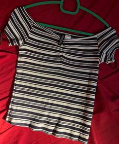 H&M Blue-White stripes.