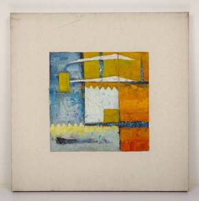 Geometric Harmony Aged Abstract V