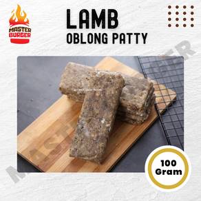 Master Burger Homemade Oblong - Lamb 100g