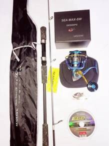 G-tech sea max 5000 reel combo seahawk gachiri