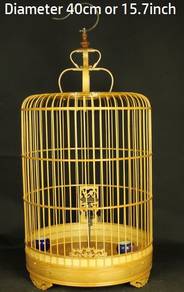 Quality Bamboo Bird Cage, Sangkar Burung, 15.7inch