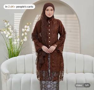 Aurora Kebaya Kimono ( Rich Brown )