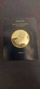 1981 4thMalaysia Plan 20 Ringgit silver proof coin
