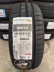 New Marshal mu12 by kumho 195/50/16 2026 YEAR