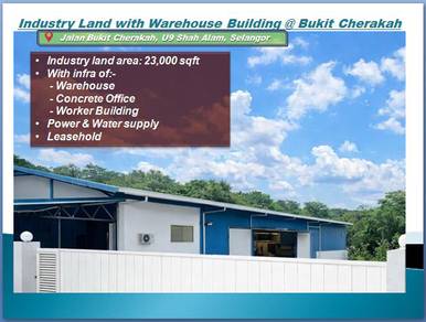 Warehouse / Factory For Sale in Shah Alam,SGR