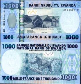 Rwanda 1000 Francs 2008 P 31 UNC