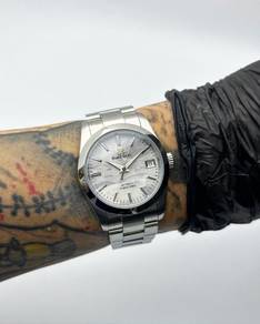 Custom Grand Seiko Mod 36mm Grey Sea of Clouds GS