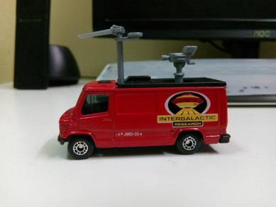 Set of 2 Matchbox Mercedes TV News Van