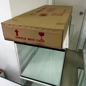 New Glass Aquarium Fish Tank 4ft+Top Cover