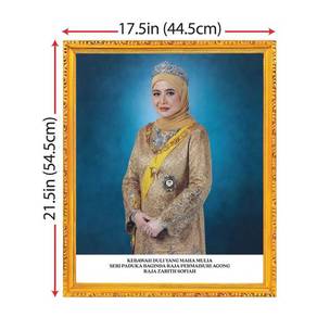 Bingkai Potret Permaisuri Agong (L)
